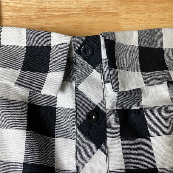 CITY CHIC 'Check It' Black White Check Print Belted Midi Dress Plus Size XL 22 - Picture 7 of 12